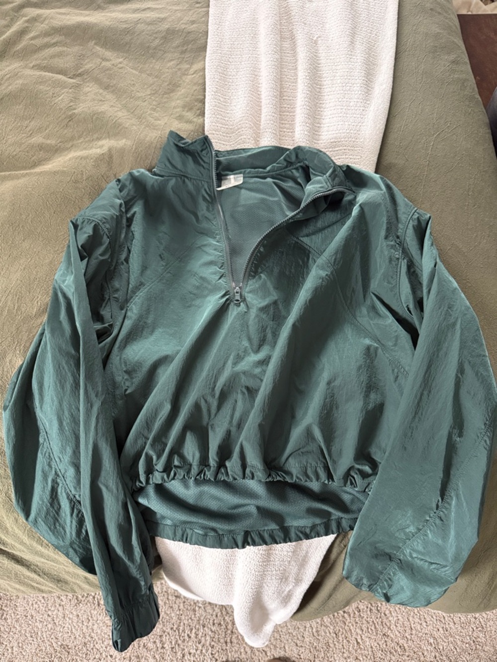 Calia Sage Green Half-Zip Jacket